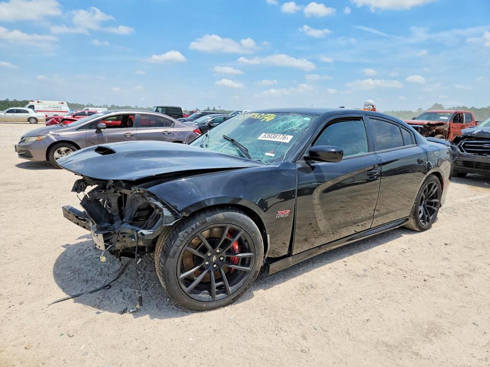 53938176 :رقم المزاد ، 2C3CDXGJ1NH136038 vin ، 2022 Dodge Charger مزاد بيع