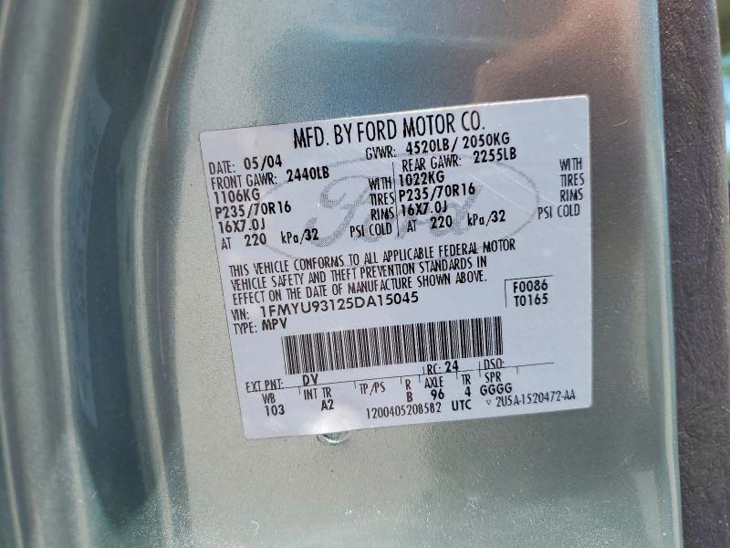 Aukcja sprzedaży 2005 Ford Escape, vin: 1FMYU93125DA15045, numer aukcji: 53944496
