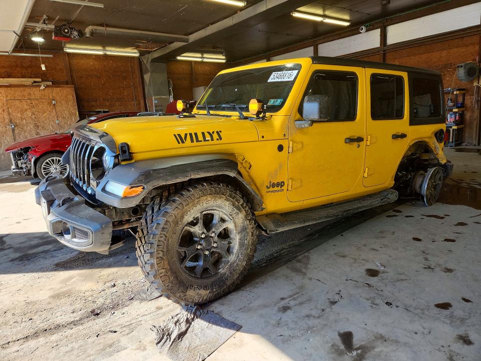 Продажа на аукционе авто 2021 Jeep Wrangler Unlimited, vin: 1C4HJXDN9MW566675, номер лота: 53468816