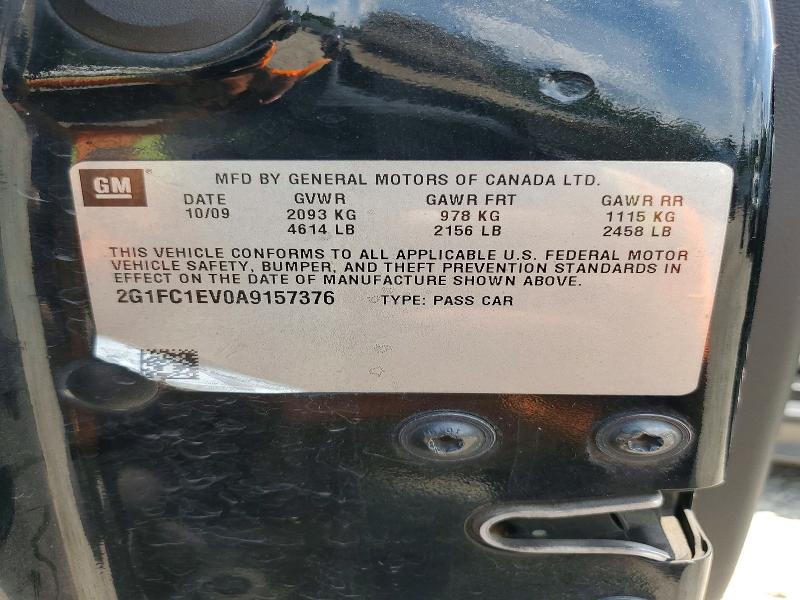 Продажа на аукционе авто 2010 Chevrolet Camaro, vin: 2G1FC1EV0A9157376, номер лота: 54455606