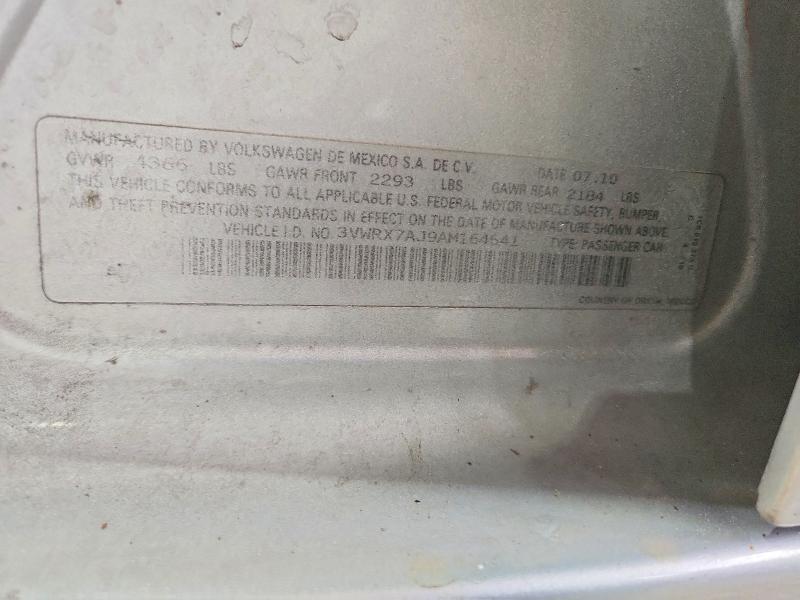 Продаж на аукціоні авто 2010 Volkswagen Jetta, vin: 3VWRX7AJ9AM164541, номер лоту: 52229016