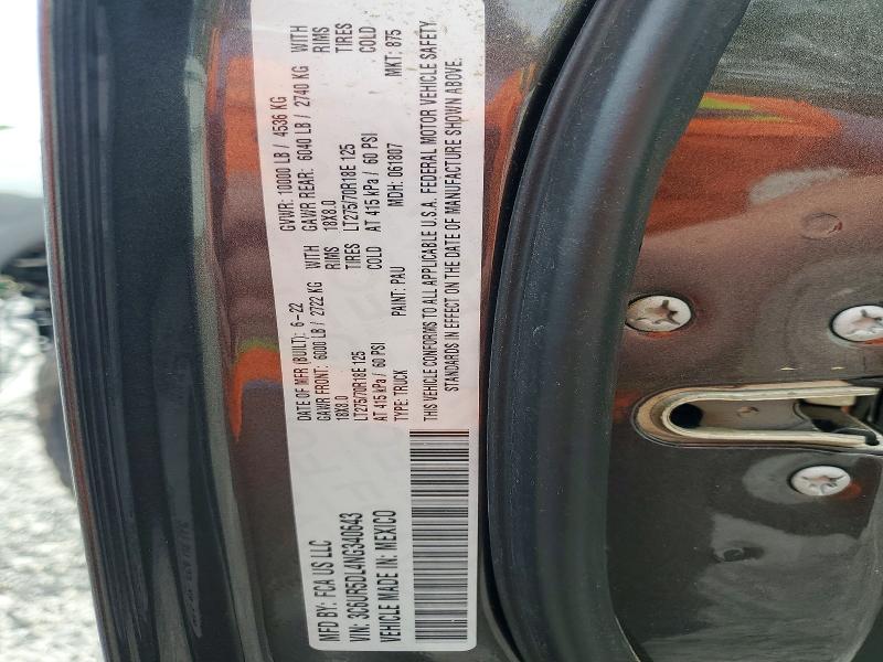 Продаж на аукціоні авто 2022 Ram 2500, vin: 3C6UR5DL4NG340643, номер лоту: 55520946