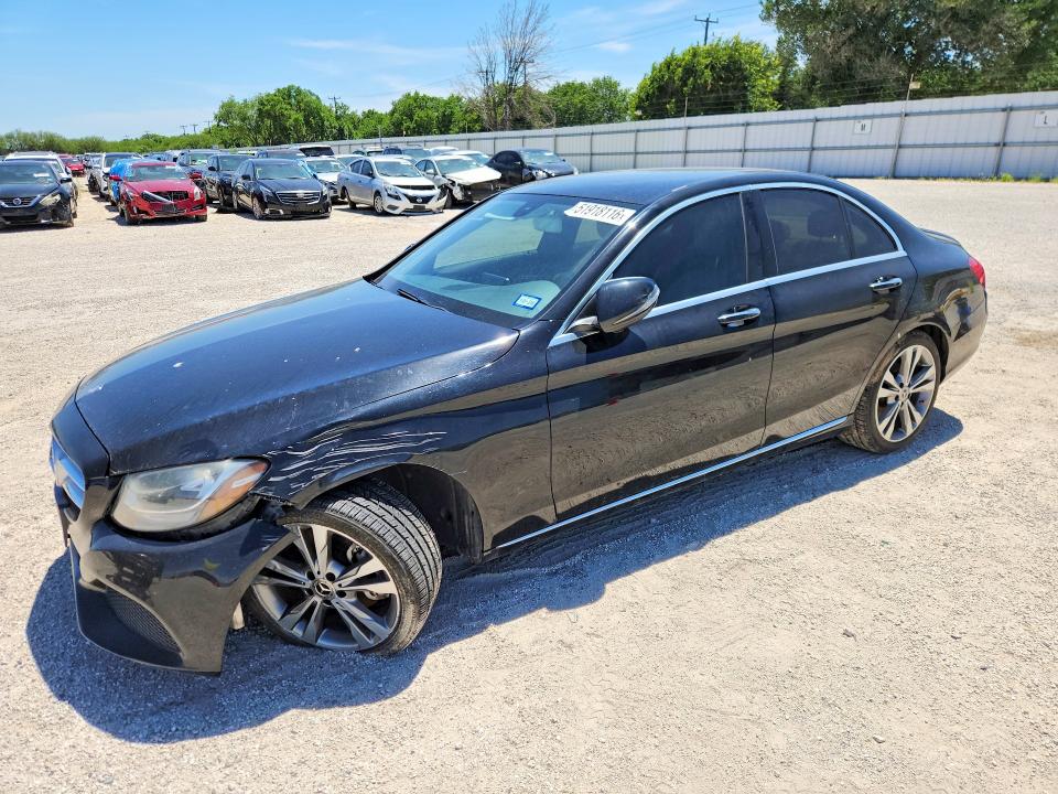 51918116 :رقم المزاد ، 55SWF4JB9HU219633 vin ، 2017 Mercedes-benz C مزاد بيع