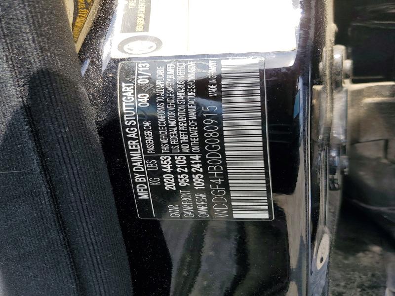 55304256 :رقم المزاد ، WDDGF4HB0DG080915 vin ، 2013 Mercedes-benz C مزاد بيع