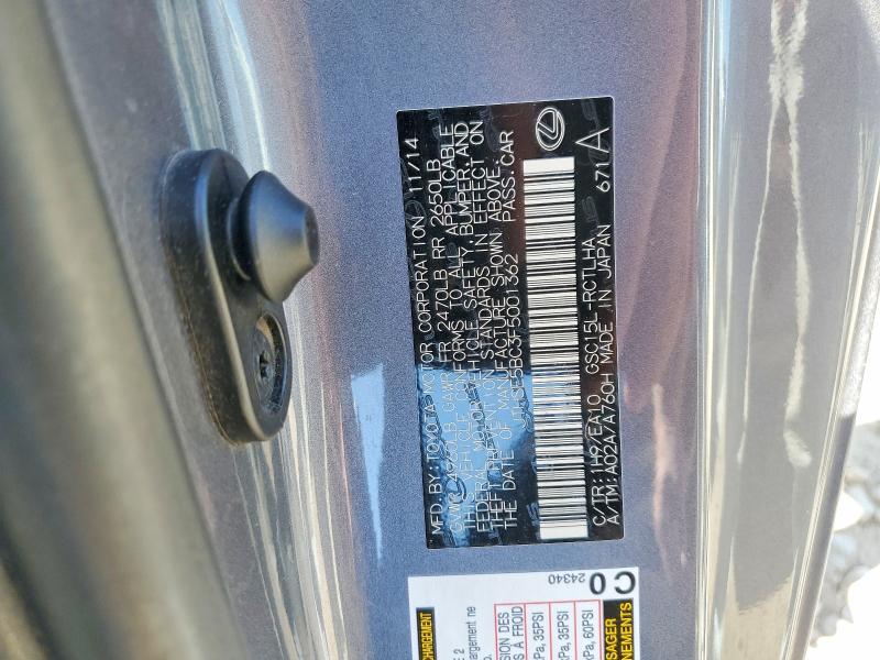 Продажа на аукционе авто 2015 Lexus Rc, vin: JTHSE5BC3F5001362, номер лота: 53015176
