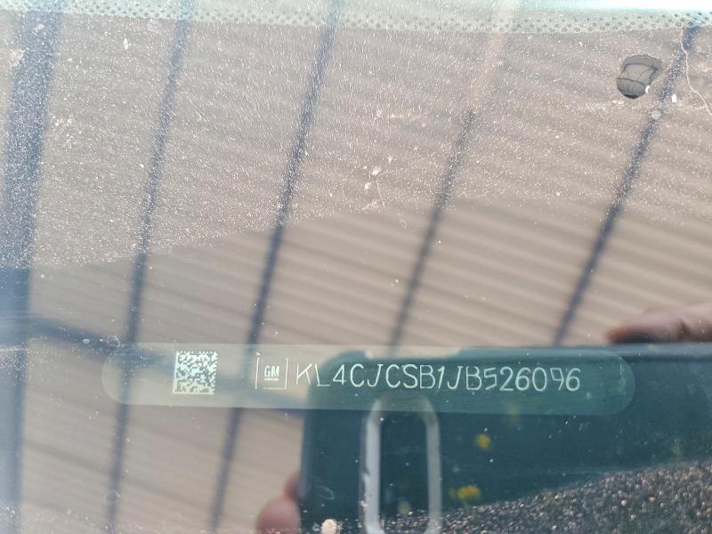 50521656 :رقم المزاد ، KL4CJCSB1JB526096 vin ، 2018 Buick Encore مزاد بيع