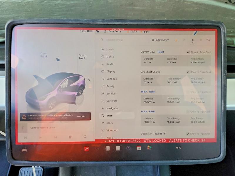 Продаж на аукціоні авто 2023 Tesla Model Y, vin: 7SAYGDEE4PF823622, номер лоту: 52968106