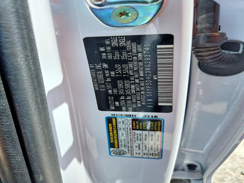Aukcja sprzedaży 2022 Kia Telluride, vin: 5XYP5DHC3NG293741, numer aukcji: 54108656