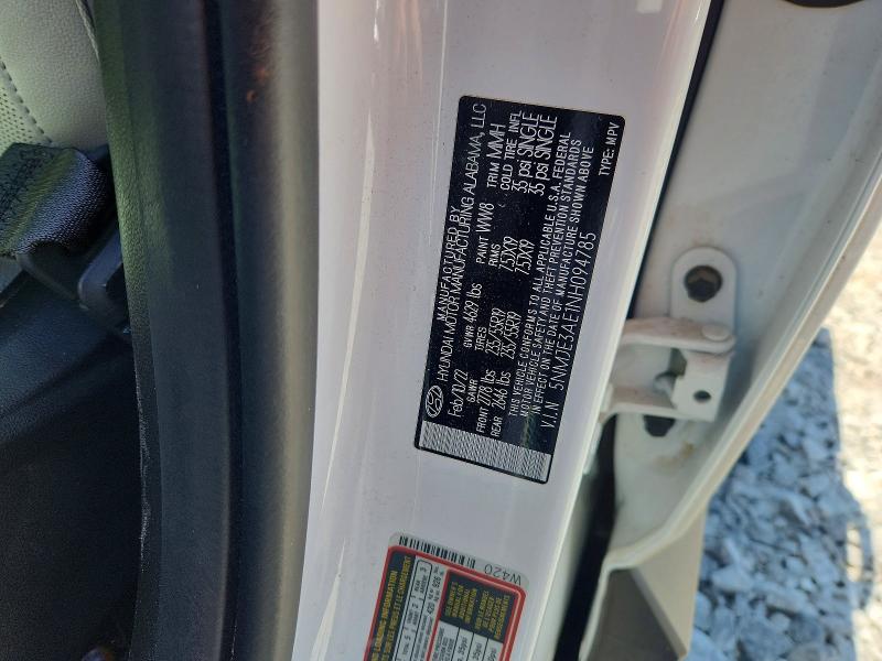 Aukcja sprzedaży 2022 Hyundai Tucson, vin: 5NMJE3AE1NH094785, numer aukcji: 53484756