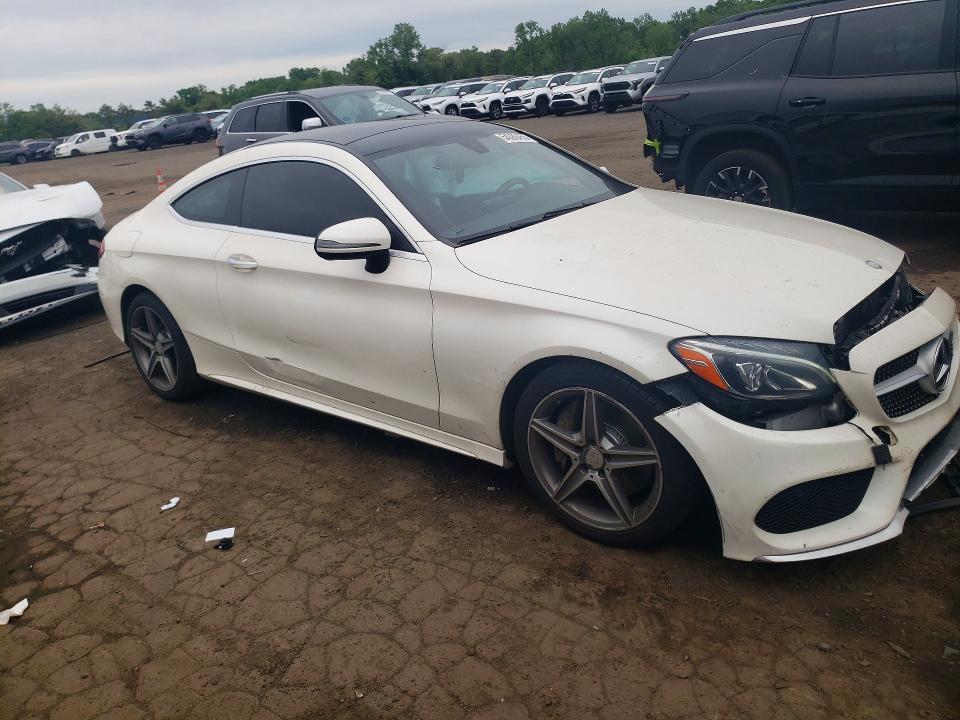 54389456 :رقم المزاد ، WDDWJ4KB4HF380844 vin ، 2017 Mercedes-benz C مزاد بيع