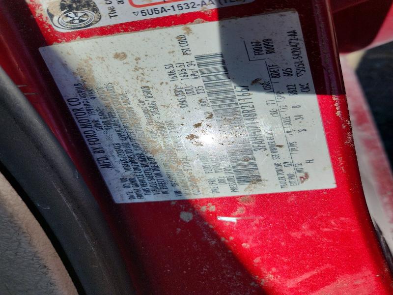 2008 Ford Fusion მანქანა იყიდება აუქციონზე, vin: 3FAHP07148R211667, აუქციონის ნომერი: 46769516