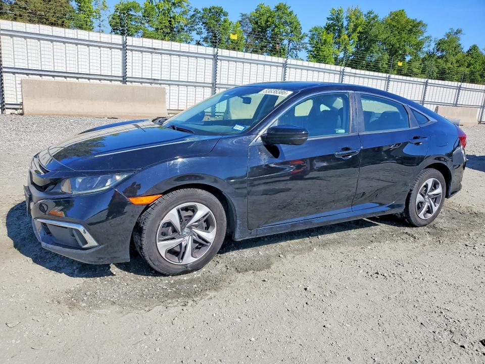 2019 Honda Civic მანქანა იყიდება აუქციონზე, vin: 19XFC2F60KE044759, აუქციონის ნომერი: 53638386