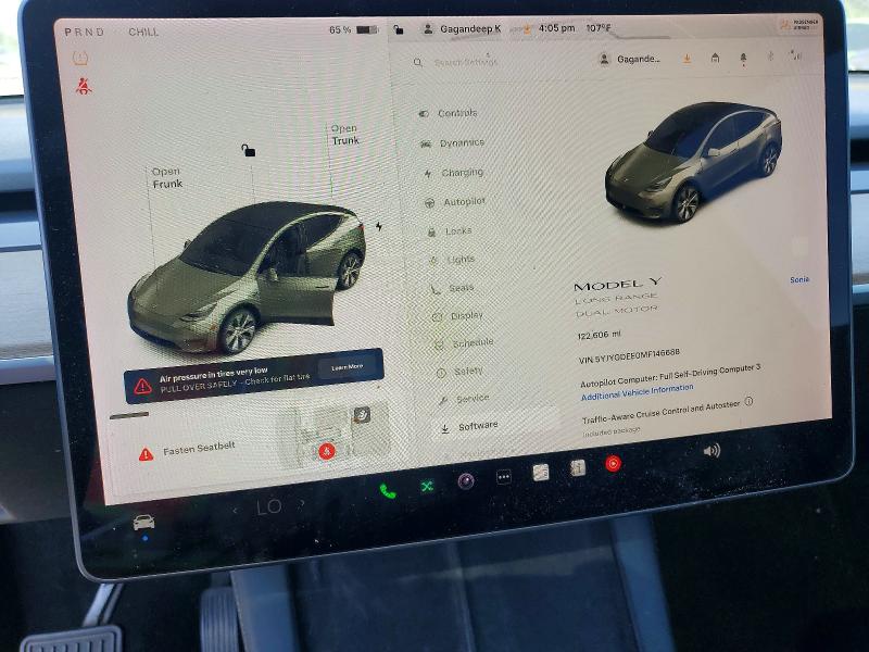 Продажа на аукционе авто 2021 Tesla Model Y, vin: 5YJYGDEE0MF146688, номер лота: 54157356