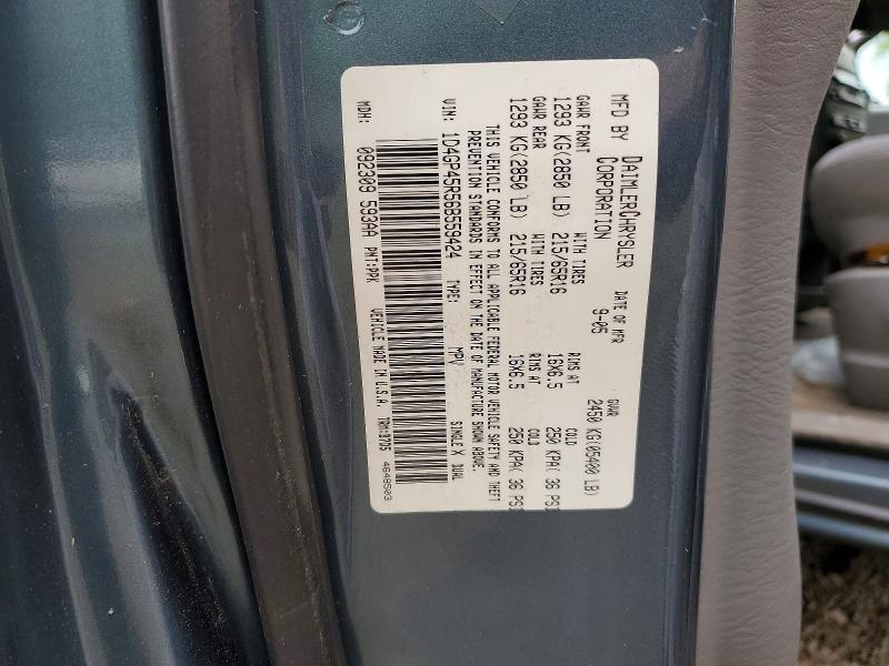 53137076 :رقم المزاد ، 1D4GP45R56B559424 vin ، 2006 Dodge Caravan مزاد بيع