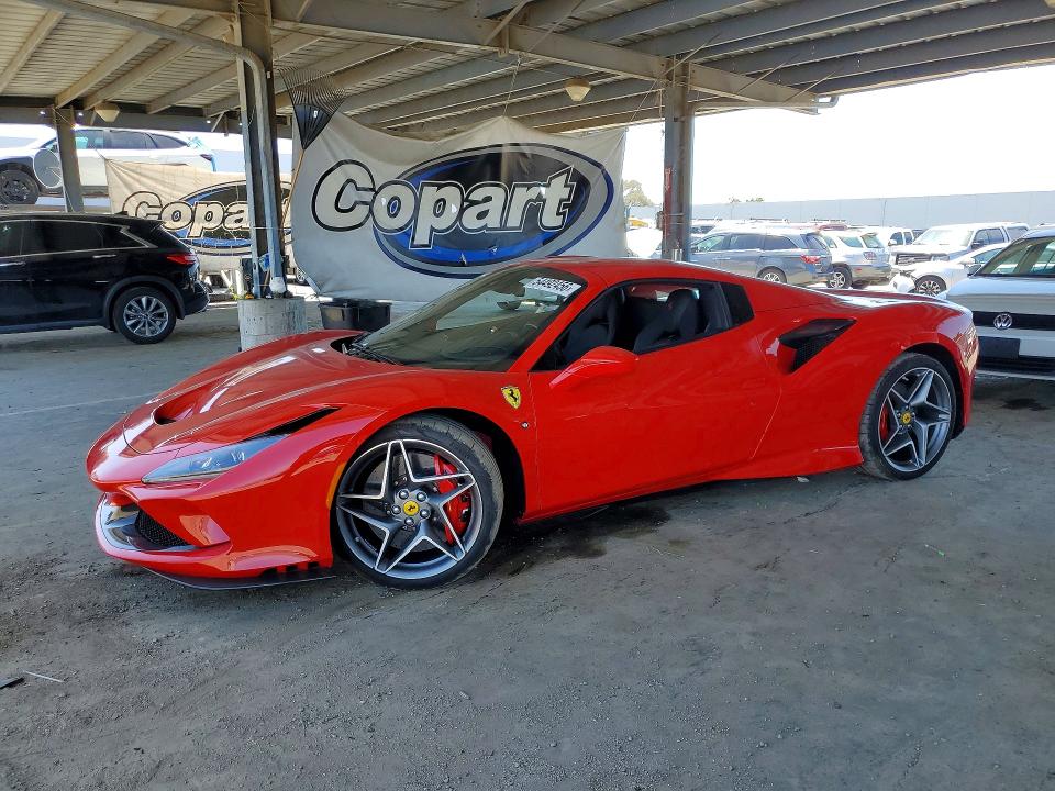 2021 Ferrari F8 Spider მანქანა იყიდება აუქციონზე, vin: ZFF93LMA3M0267580, აუქციონის ნომერი: 54492456