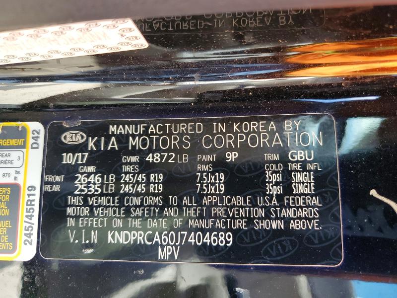 Aukcja sprzedaży 2018 Kia Sportage, vin: KNDPRCA60J7404689, numer aukcji: 55051146