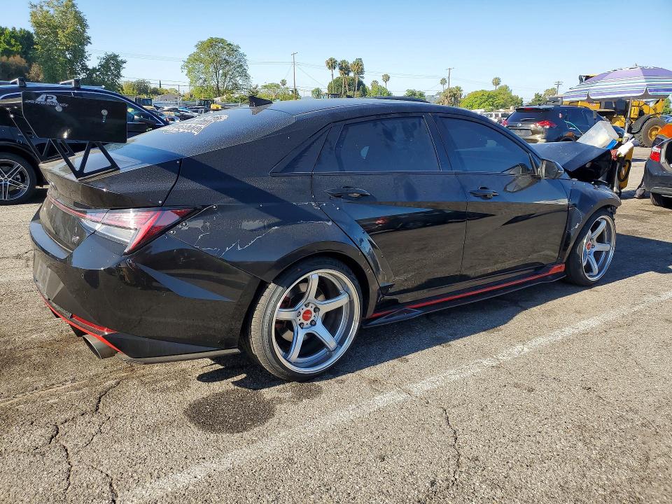 52581146 :رقم المزاد ، KMHLW4AK9NU007365 vin ، 2022 Hyundai Elantra N مزاد بيع