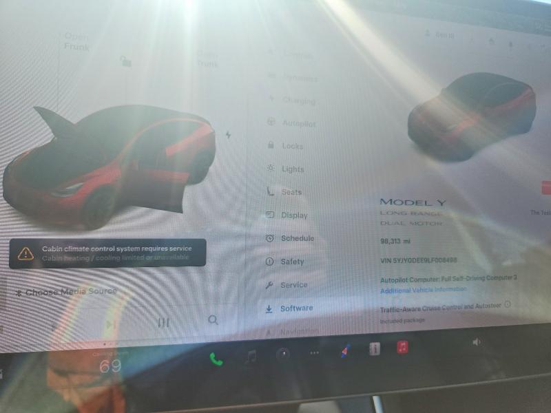Продаж на аукціоні авто 2020 Tesla Model Y, vin: 5YJYGDEE9LF008498, номер лоту: 48125466