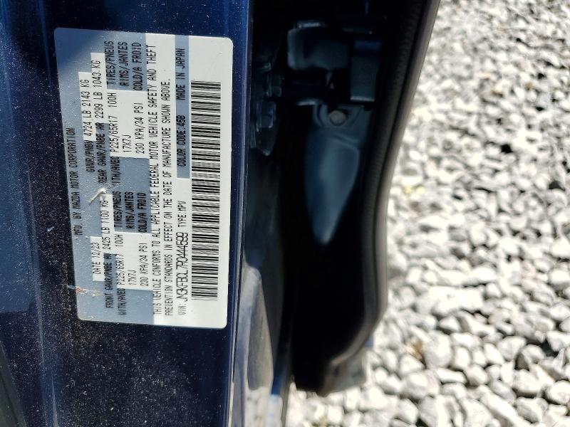 2024 Mazda Cx-5 მანქანა იყიდება აუქციონზე, vin: JM3KFBCL7R0444599, აუქციონის ნომერი: 53627296