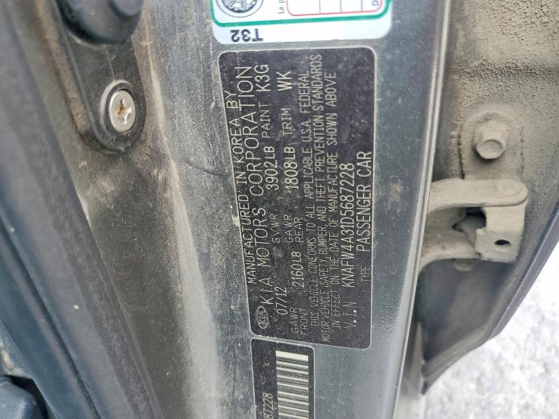 Продажа на аукционе авто 2013 Kia Forte, vin: KNAFW4A31D5687228, номер лота: 53554436
