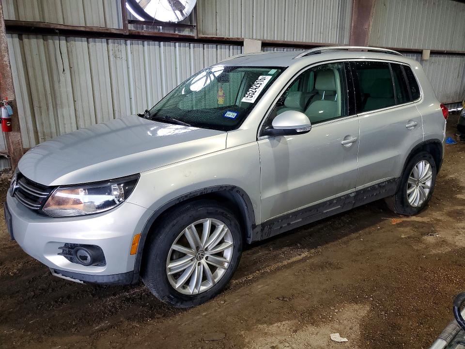 Auction sale of the 2014 Volkswagen Tiguan, vin: WVGAV3AX2EW556751, lot number: 55242916