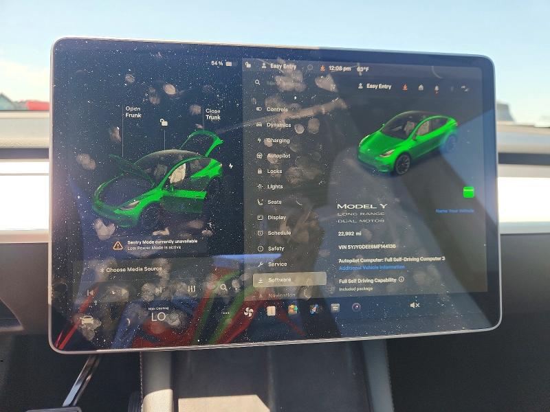 Продаж на аукціоні авто 2021 Tesla Model Y, vin: 5YJYGDEE6MF144136, номер лоту: 52519206