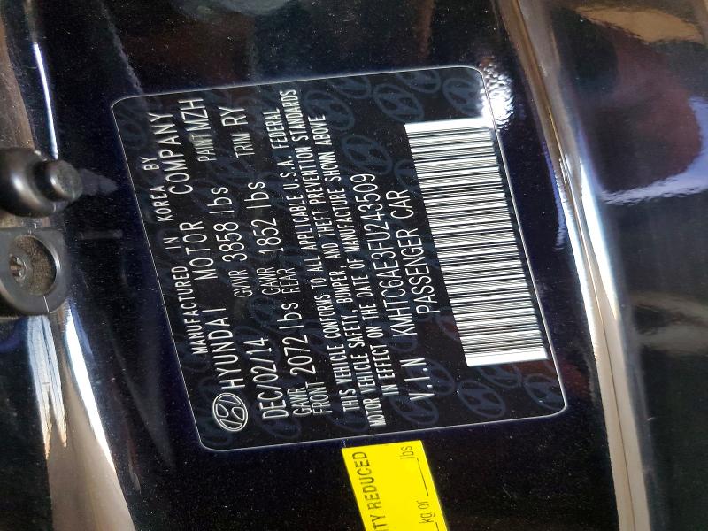 2015 Hyundai Veloster მანქანა იყიდება აუქციონზე, vin: KMHTC6AE3FU243509, აუქციონის ნომერი: 55222716
