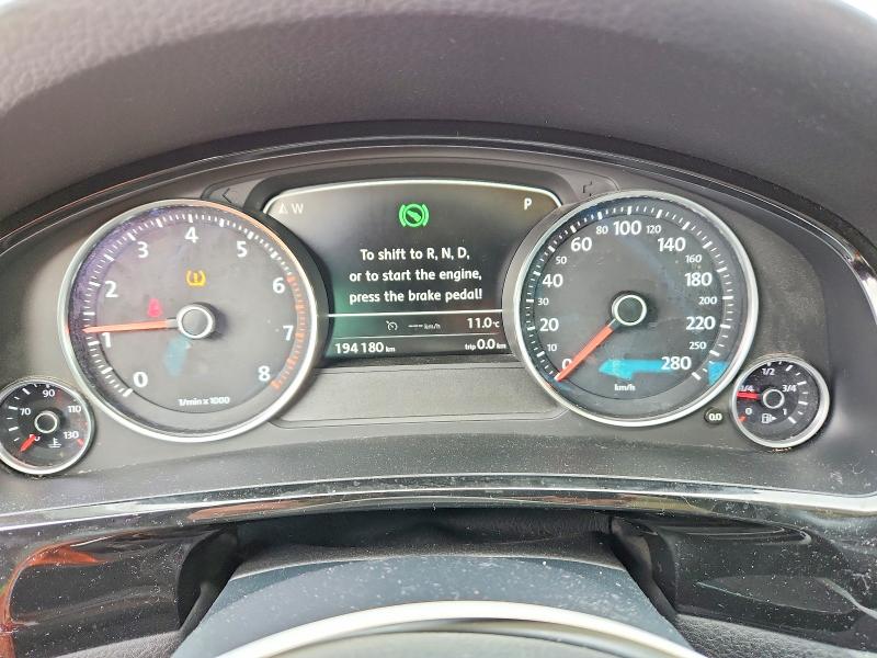 2014 Volkswagen Touareg მანქანა იყიდება აუქციონზე, vin: WVGDF9BP2ED003864, აუქციონის ნომერი: 52654066