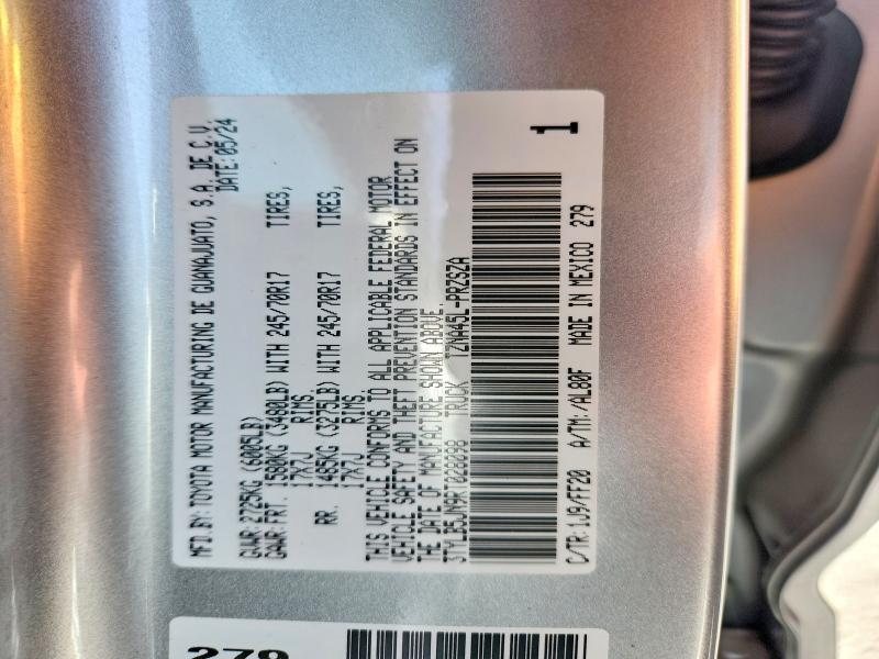 2024 Toyota Tacoma მანქანა იყიდება აუქციონზე, vin: 3TYLB5JN9RT028098, აუქციონის ნომერი: 52480286