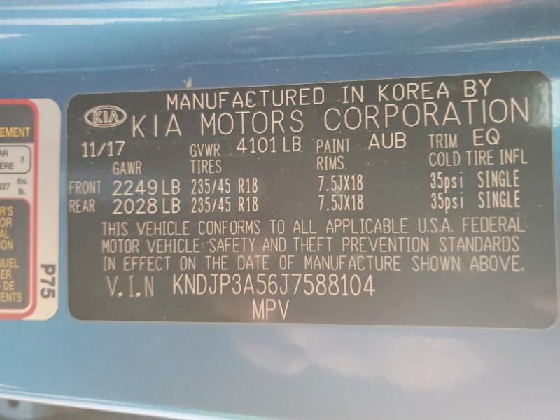 Продажа на аукционе авто 2018 Kia Soul, vin: KNDJP3A56J7588104, номер лота: 52936096