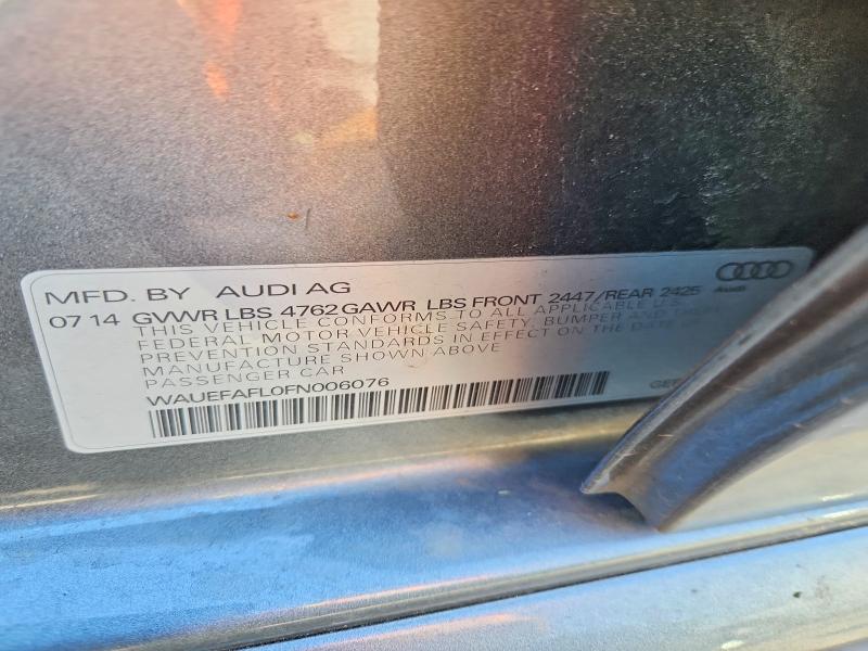 Aukcja sprzedaży 2015 Audi A4, vin: WAUEFAFL0FN006076, numer aukcji: 54463036