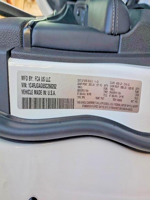 Aukcja sprzedaży 2025 Jeep Grand Cherokee, vin: 1C4RJGAG6SC266262, numer aukcji: 51878486
