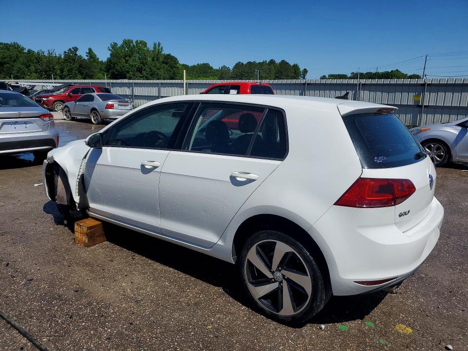 53546926 :رقم المزاد ، 3VW2A7AU7FM012777 vin ، 2015 Volkswagen Golf مزاد بيع