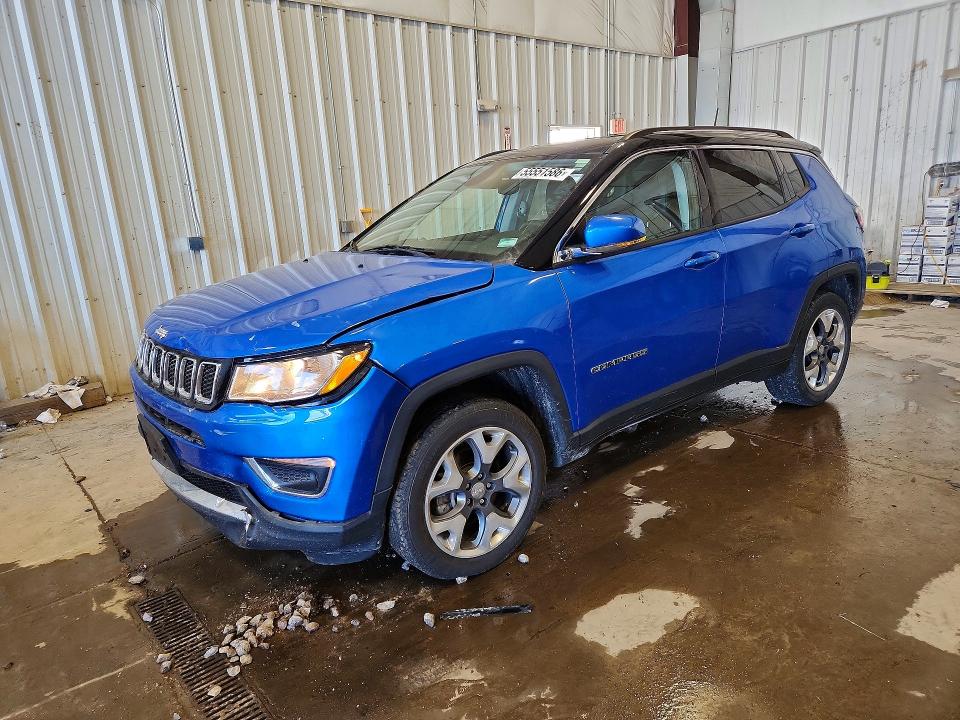 55551586 :رقم المزاد ، 3C4NJDCBXKT645753 vin ، 2019 Jeep Compass مزاد بيع