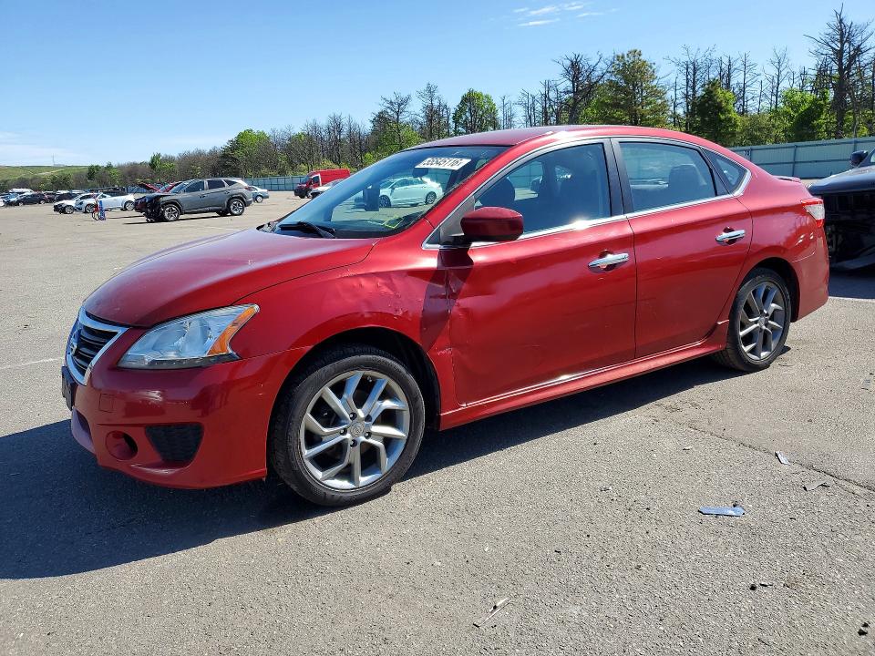 55545116 :رقم المزاد ، 3N1AB7APXEL624839 vin ، 2014 Nissan Sentra مزاد بيع