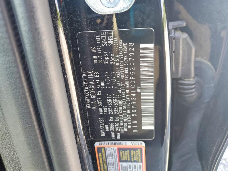 2023 Kia Sorento მანქანა იყიდება აუქციონზე, vin: 5XYRG4LC0PG207928, აუქციონის ნომერი: 52881356