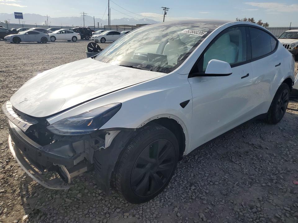 52888206 :رقم المزاد ، 7SAYGAEE6SF257518 vin ، 2025 Tesla Model Y مزاد بيع