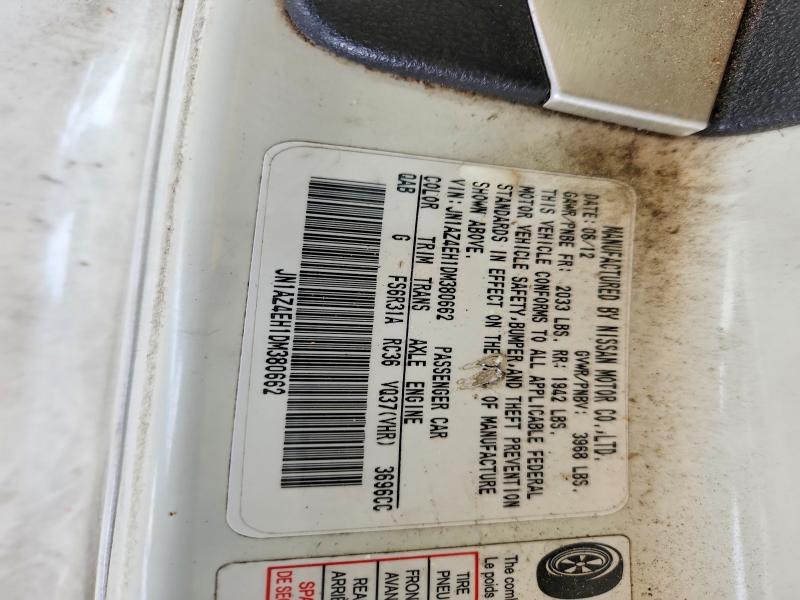Продаж на аукціоні авто 2013 Nissan 370z, vin: JN1AZ4EH1DM380662, номер лоту: 52470156