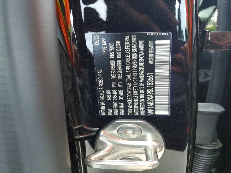 50416406 :رقم المزاد ، WP1AB2XA9SL153661 vin ، 2025 Porsche Macan مزاد بيع