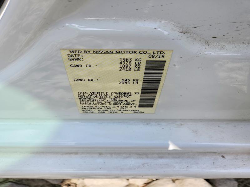 Продаж на аукціоні авто 2020 Nissan Altima, vin: 1N4BL4CV6LC149634, номер лоту: 52828806