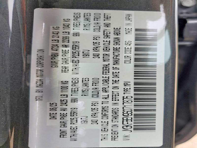 Продаж на аукціоні авто 2025 Mazda Cx-5, vin: JM3KFBEM9S0717876, номер лоту: 52908916