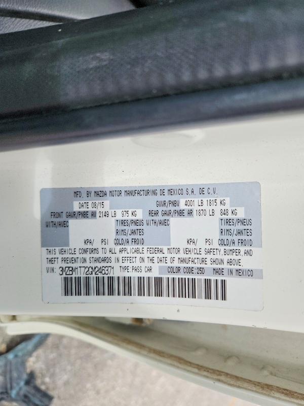 Aukcja sprzedaży 2016 Mazda 3, vin: 3MZBM1T72GM246371, numer aukcji: 54267046