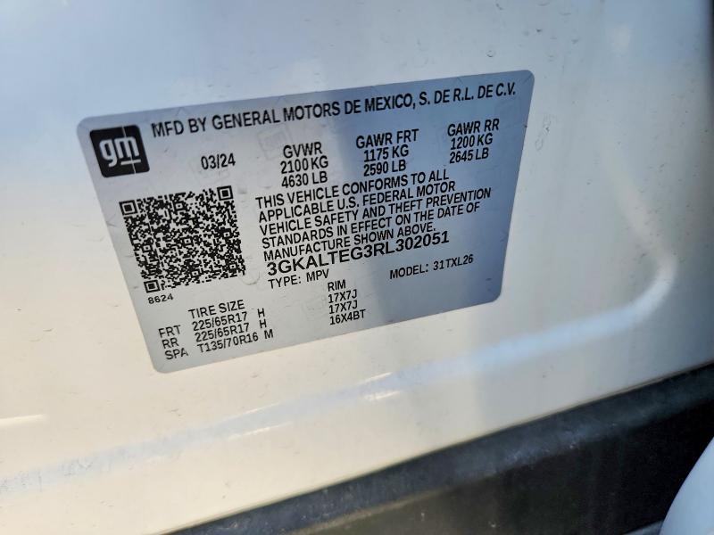 Продаж на аукціоні авто 2024 Gmc Terrain, vin: 3GKALTEG3RL302051, номер лоту: 51212686