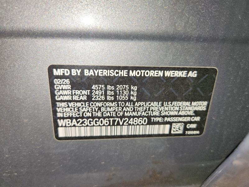 Продажа на аукционе авто 2026 Bmw 228xi, vin: WBA23GG06T7V24860, номер лота: 54466106