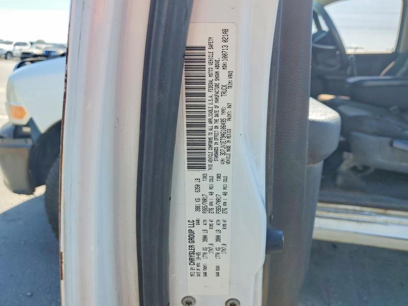 2010 Dodge Ram მანქანა იყიდება აუქციონზე, vin: 3D7JV1ET9AG106495, აუქციონის ნომერი: 52565286