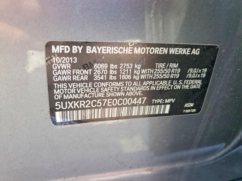 Aukcja sprzedaży 2014 Bmw X5, vin: 5UXKR2C57E0C00447, numer aukcji: 52003726