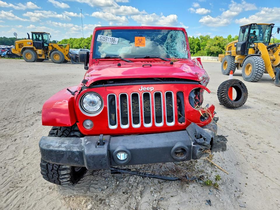 2017 Jeep Wrangler Unlimited მანქანა იყიდება აუქციონზე, vin: 1C4BJWEGXHL657347, აუქციონის ნომერი: 53591186