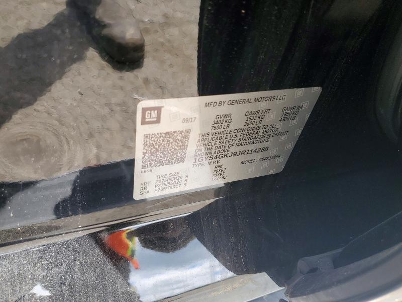 Aukcja sprzedaży 2018 Cadillac Escalade, vin: 1GYS4GKJ9JR114288, numer aukcji: 54067266