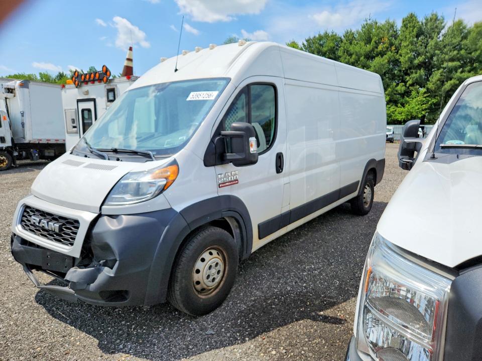 53951256 :رقم المزاد ، 3C6TRVDG8LE126018 vin ، 2020 Ram Promaster 2500 مزاد بيع