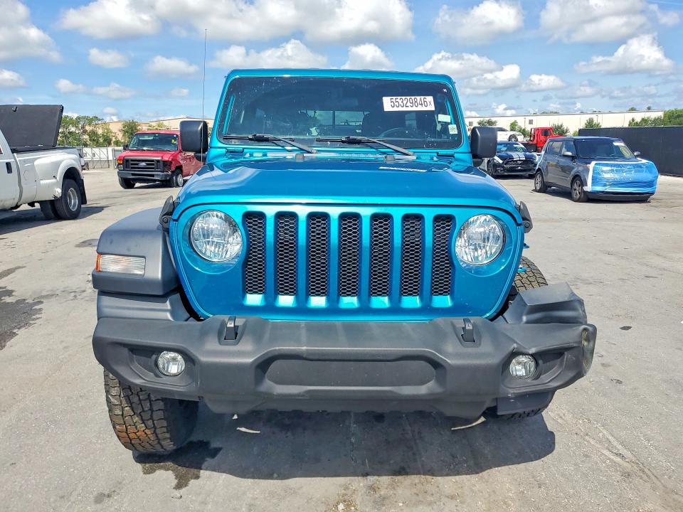Auction sale of the 2020 Jeep Wrangler Unlimited, vin: 1C4HJXDN7LW322876, lot number: 55329846